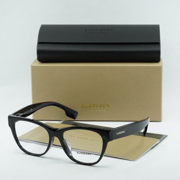 💯 NEW BURBERRY BE2301F 3001 BLACK EYEGLASSES - Picture 2 of 12